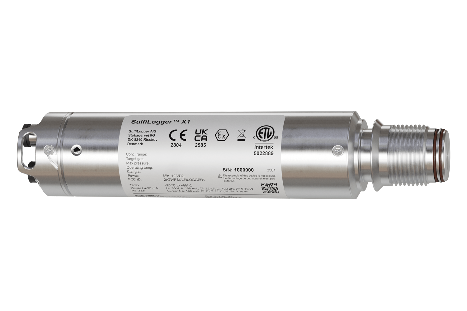 SulfiLogger™ S1/X1-1120 Sensor – Bild 2